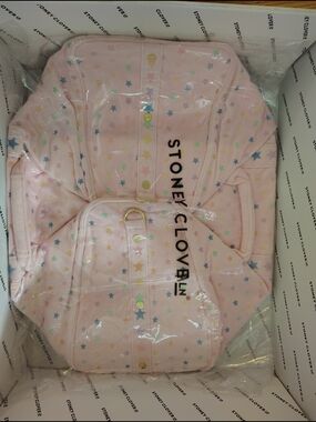 Stoney Clover Lane Park Beach Pink Star Velvet Duffle